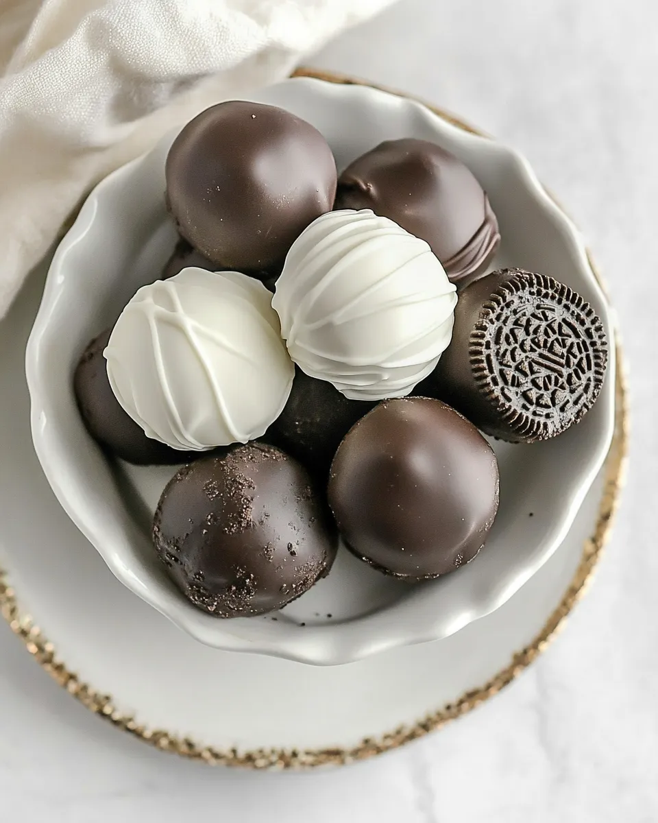 Quick Easy Oreo Truffles shot