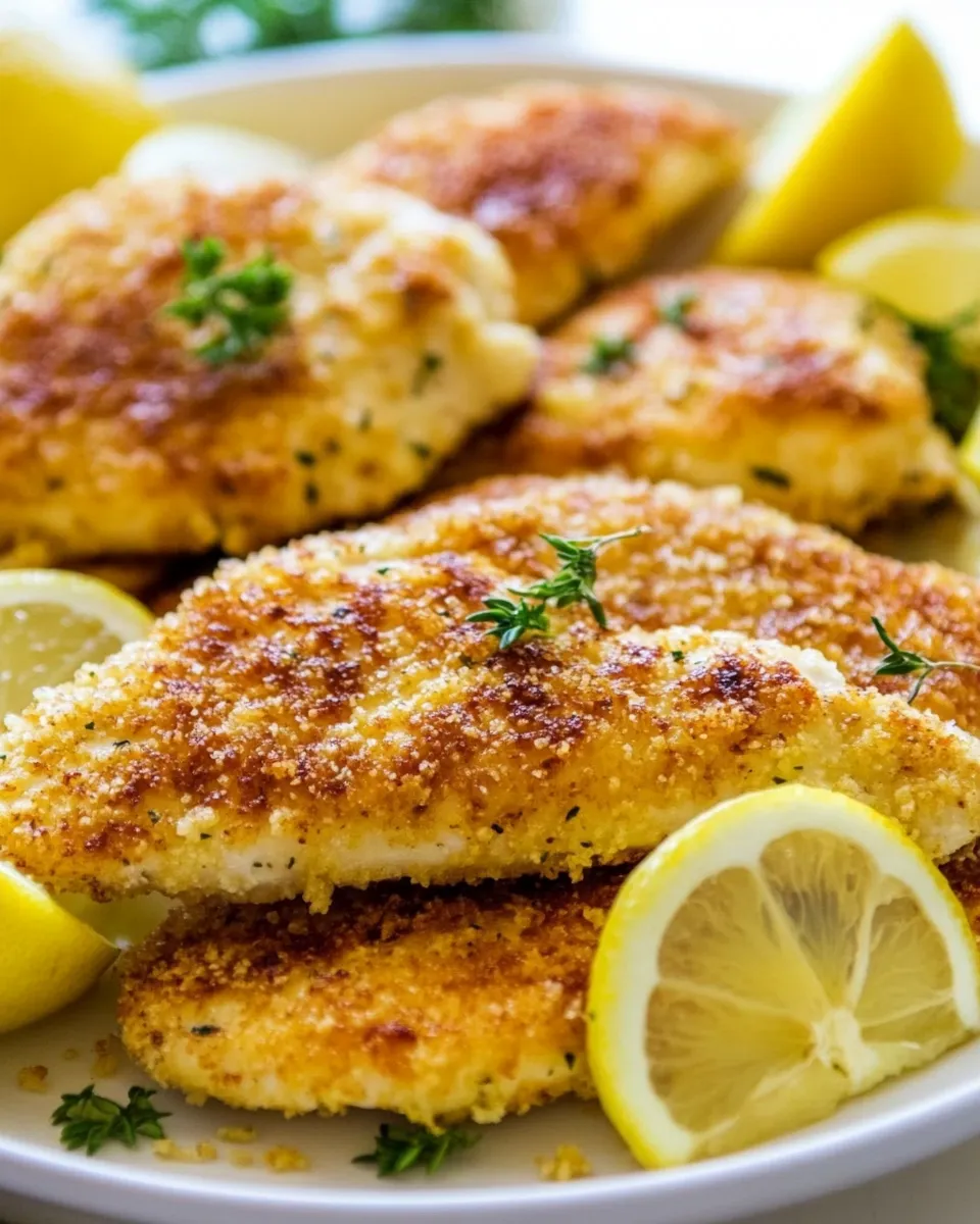 Quick Easy Parmesan Crusted Chicken shot