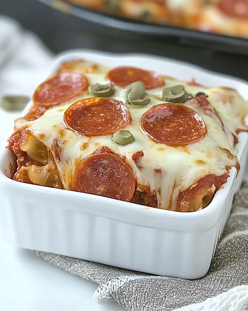 Homemade Easy Pizza Casserole photo