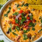 Homemade Easy Queso Blanco Dip with Chorizo recipe photo