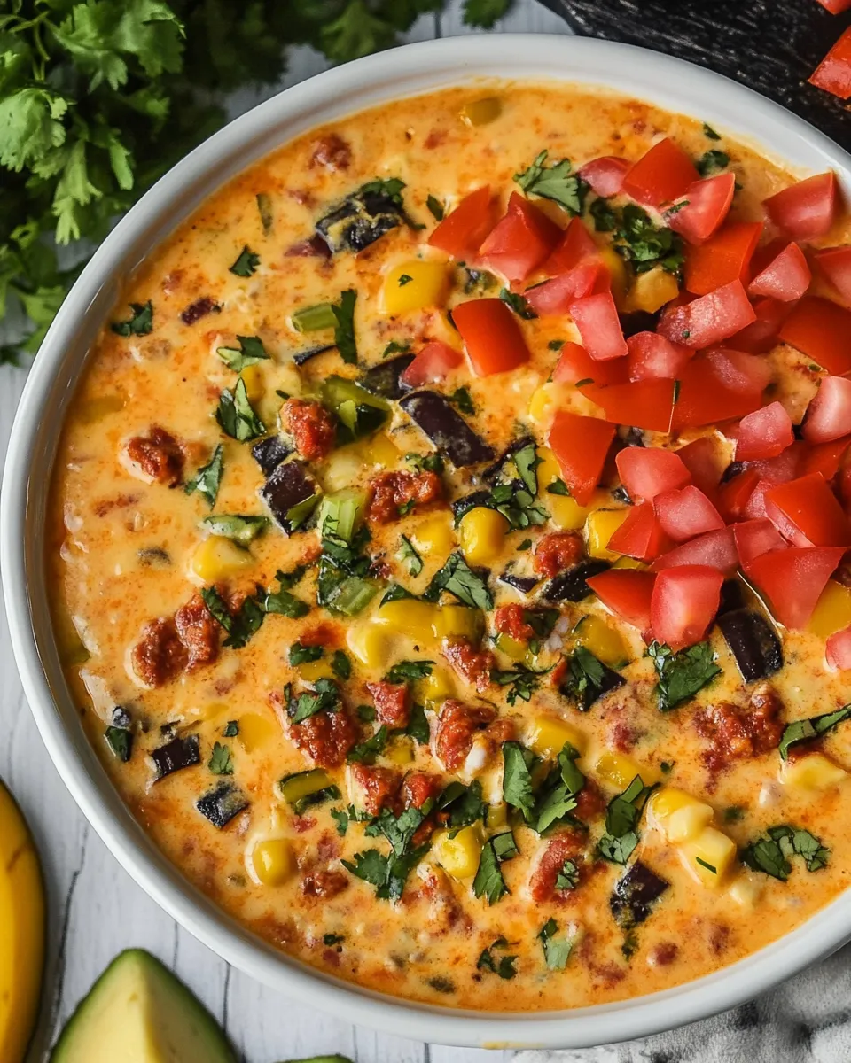 Classic Easy Queso Blanco Dip with Chorizo food shot