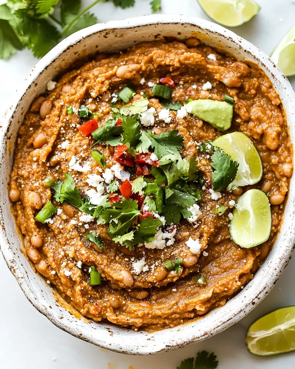 Delicious Easy Refried Beans recipe photo