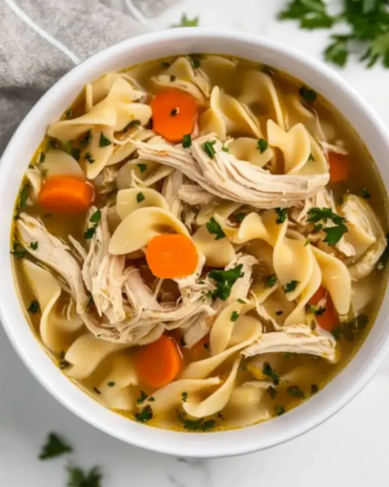 Homemade Easy Rotisserie Chicken Noodle Soup photo