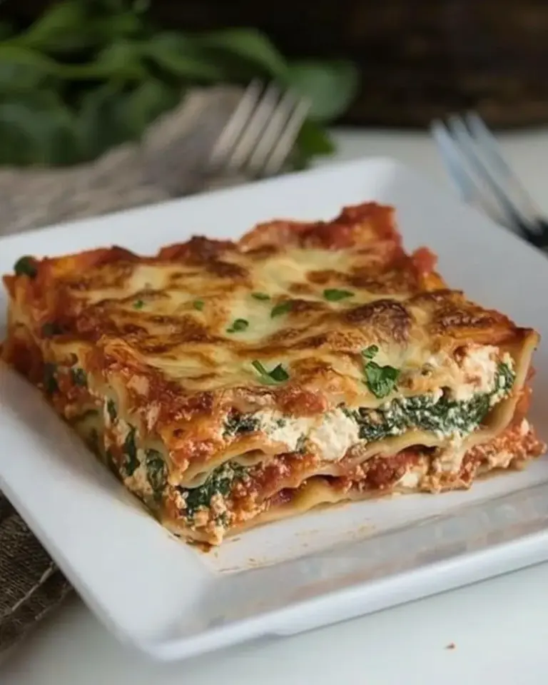 Homemade Easy Spinach Lasagna photo