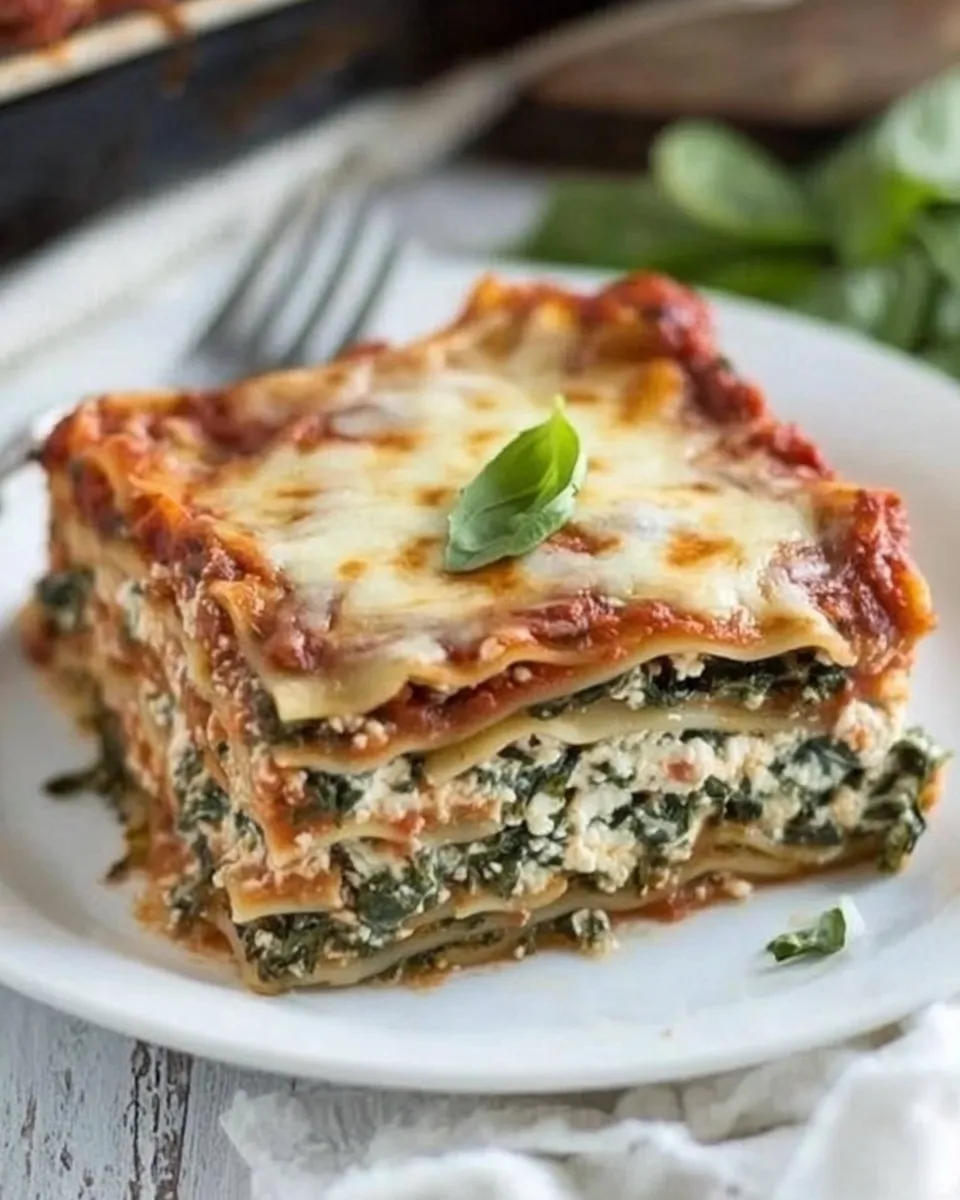 Classic Easy Spinach Lasagna image