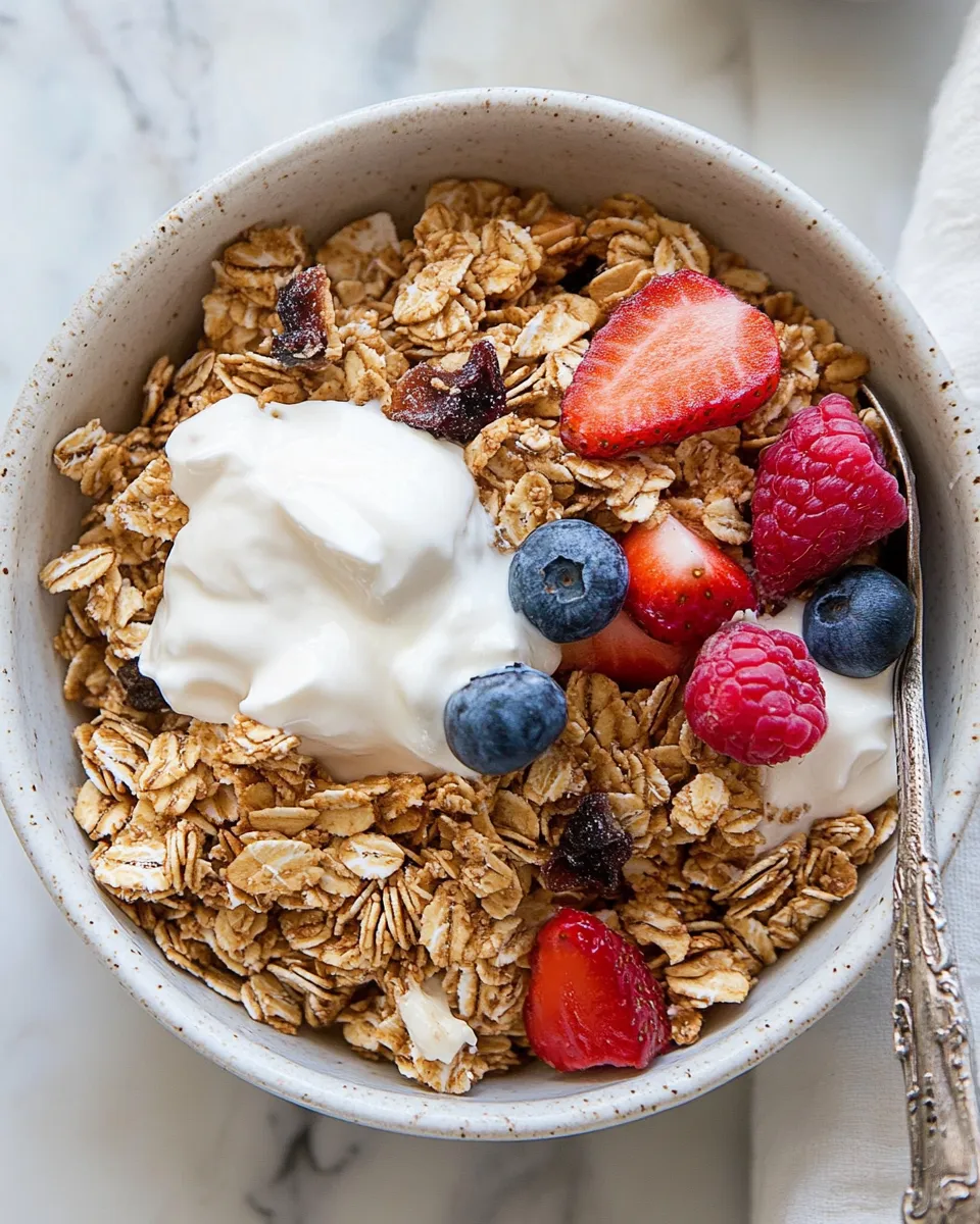 Delicious Easy Stovetop Granola recipe photo