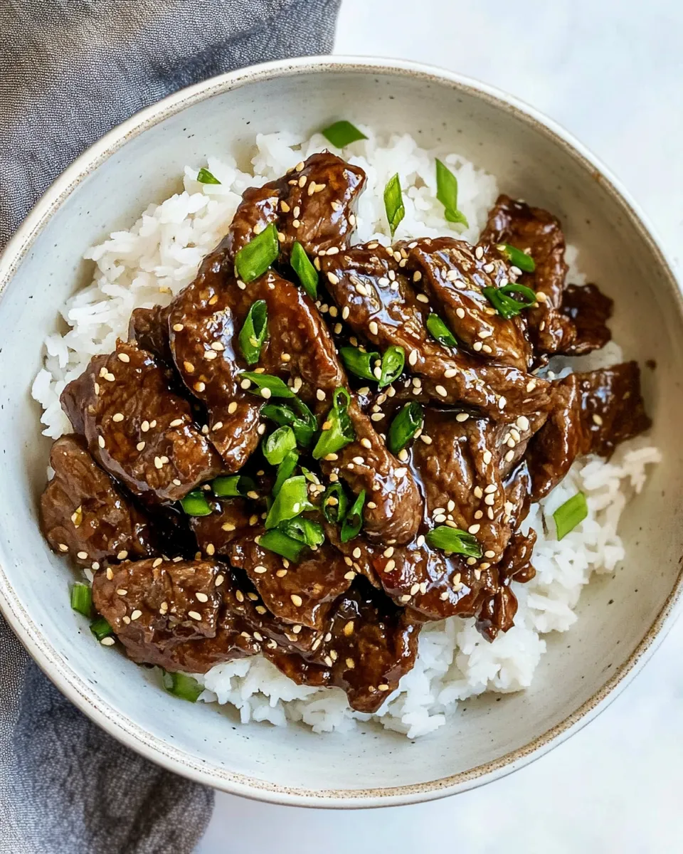 Quick Easy, Tender Beef Teriyaki shot