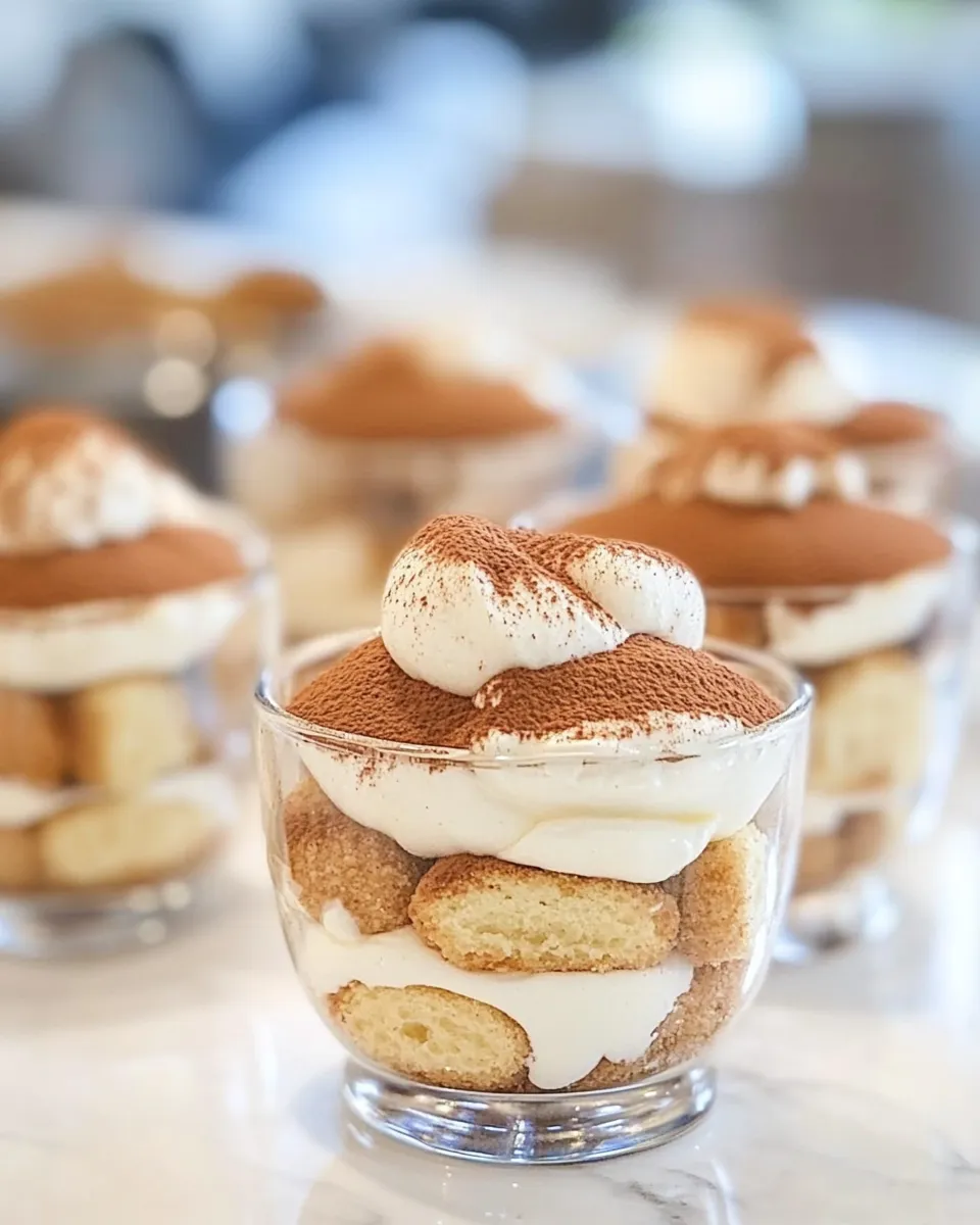 Homemade Easy Tiramisu Cups photo