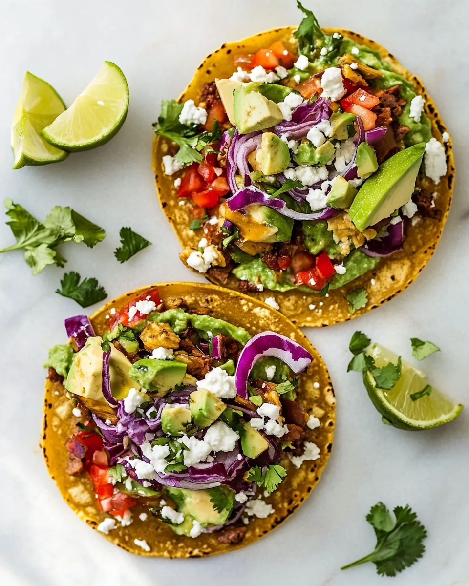Quick Easy Tostadas shot
