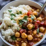 Homemade Easy Vegan Cauliflower Chickpea Curry photo