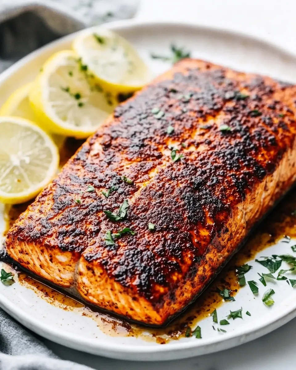 Homemade Easy and Amazing Blackened Salmon photo