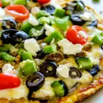 Homemade Egg-Crust Vegetarian Breakfast Pizza photo