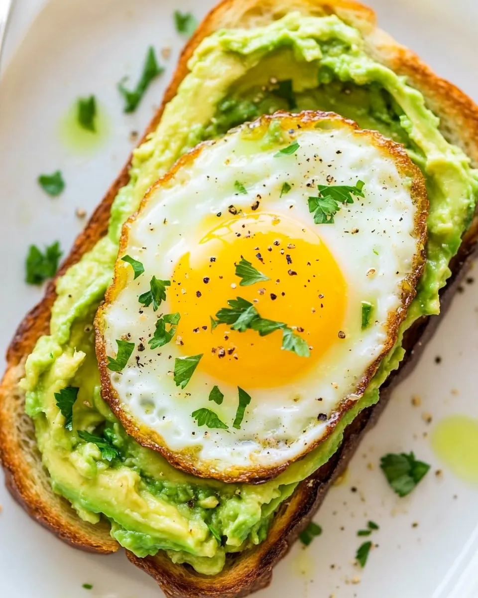 Classic Egg-In-A-Hole Avocado Toast image