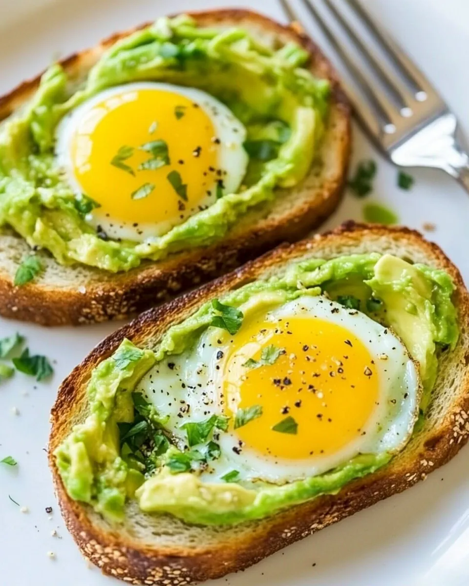 Easy Egg-In-A-Hole Avocado Toast recipe photo