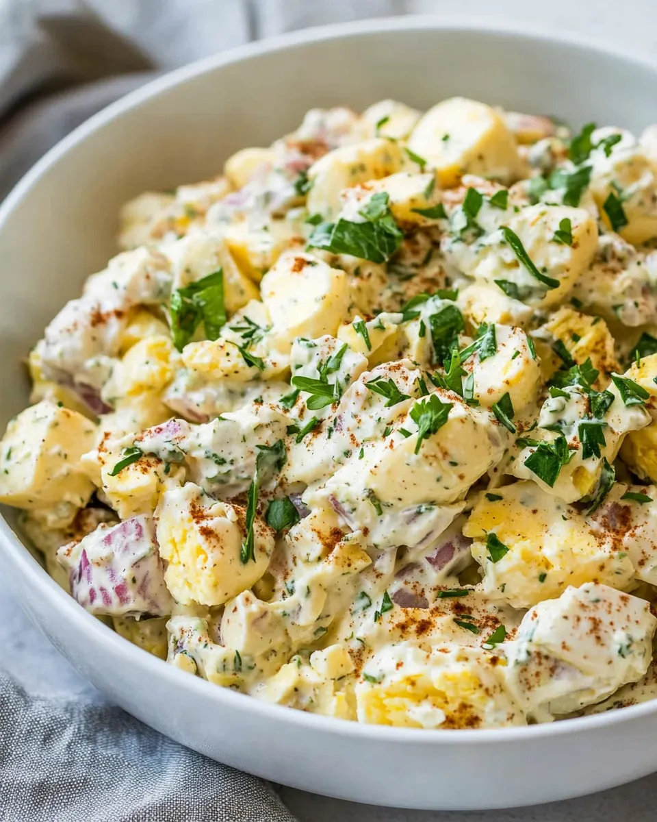 Homemade Egg Salad Recipe with the Best Dressing photo