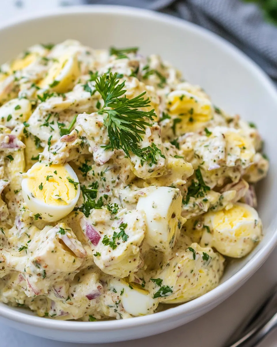 Easy Egg Salad Recipe with the Best Dressing recipe photo