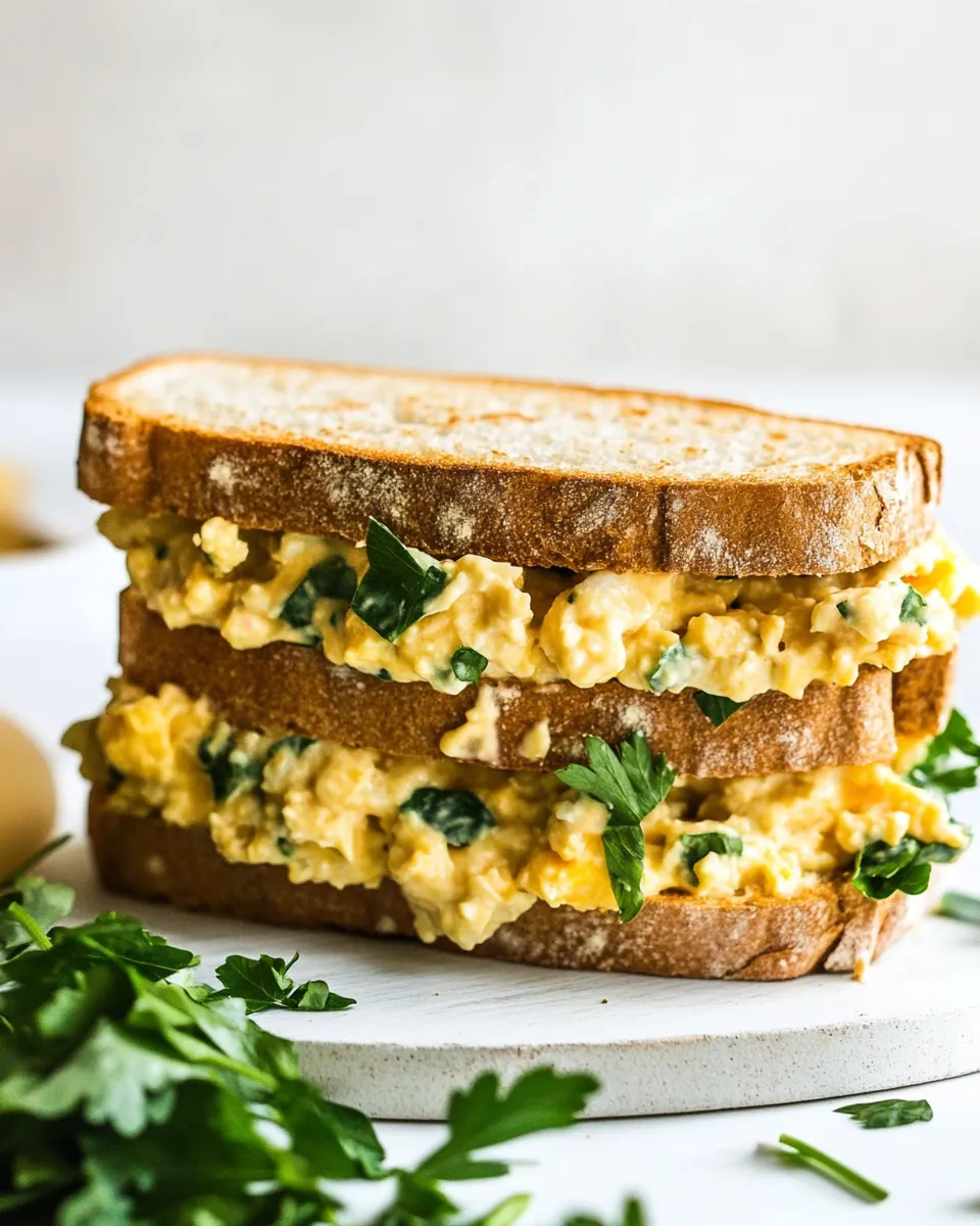 Classic Egg Salad Sandwich Recipe image