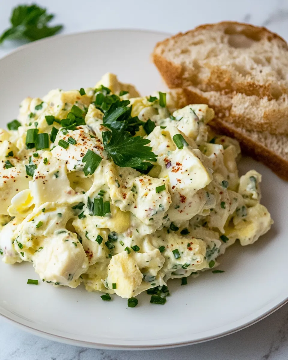 Homemade Egg Salad Without Mayo photo