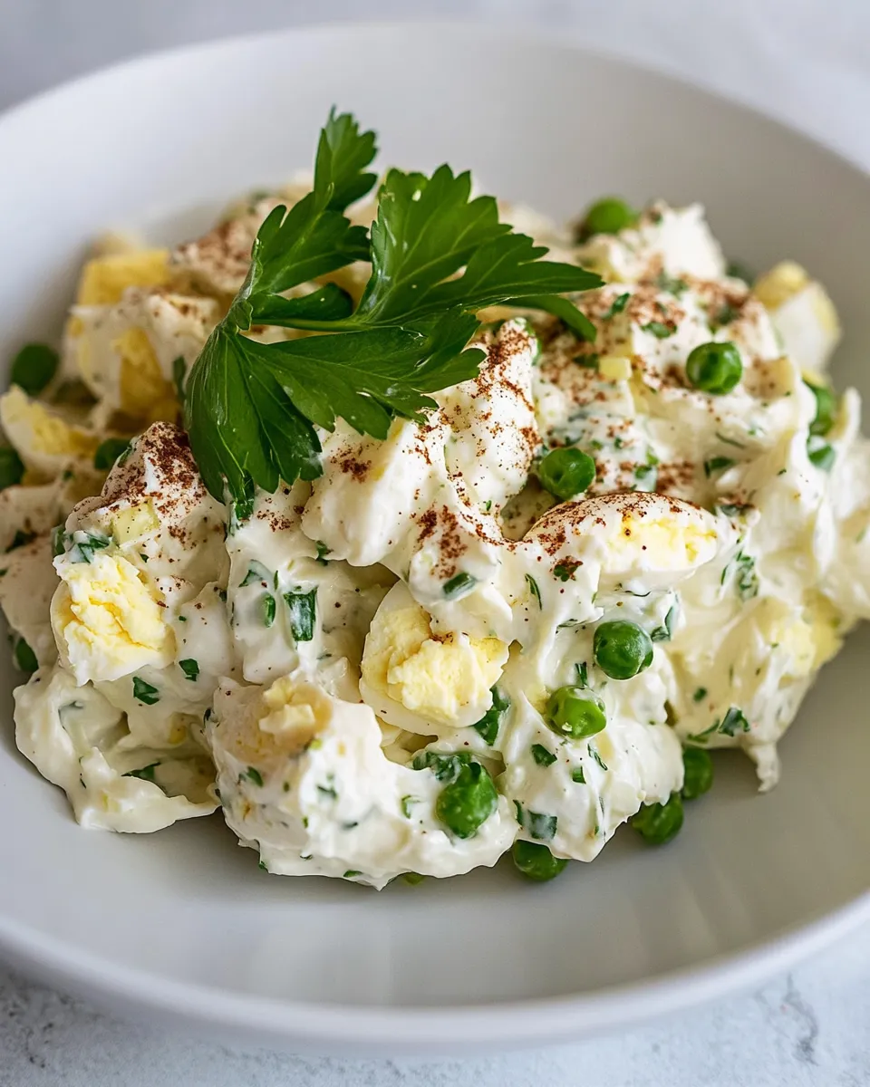 Delicious Egg Salad Without Mayo shot
