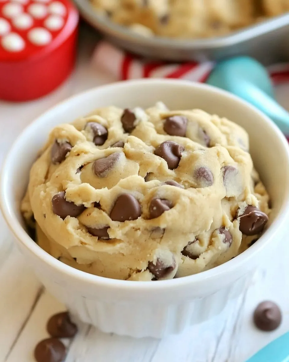 Delicious Eggless Cookie Dough recipe photo