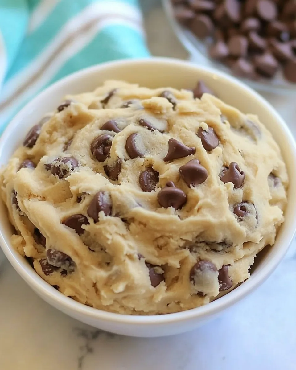 Homemade Eggless Cookie Dough image