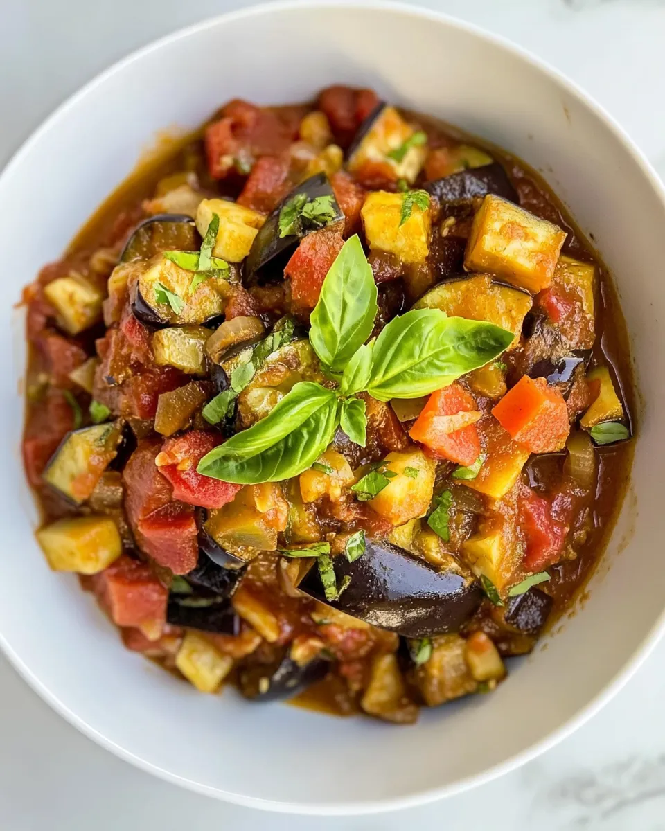 Homemade Eggplant Stew recipe photo
