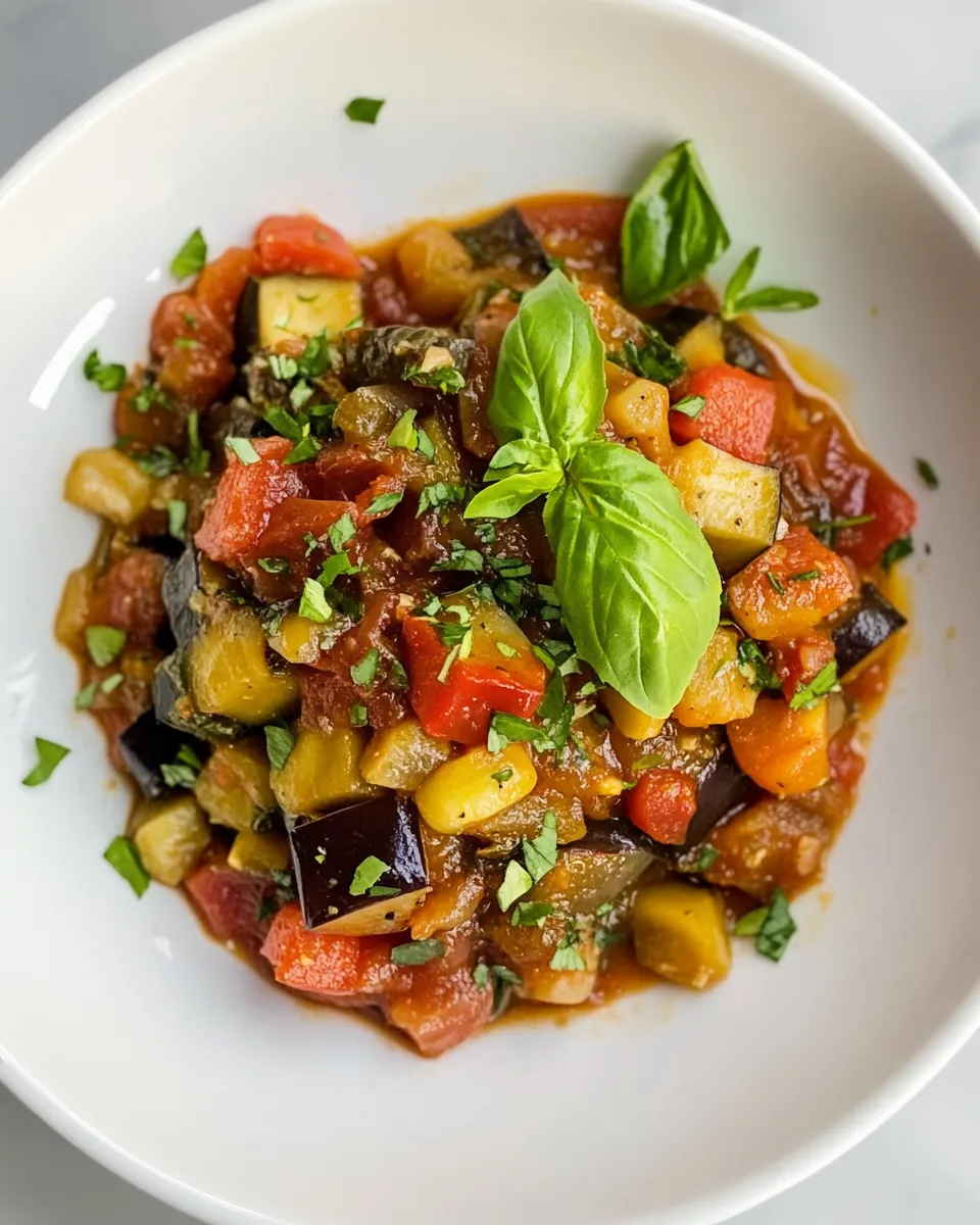 Classic Eggplant Stew dish photo