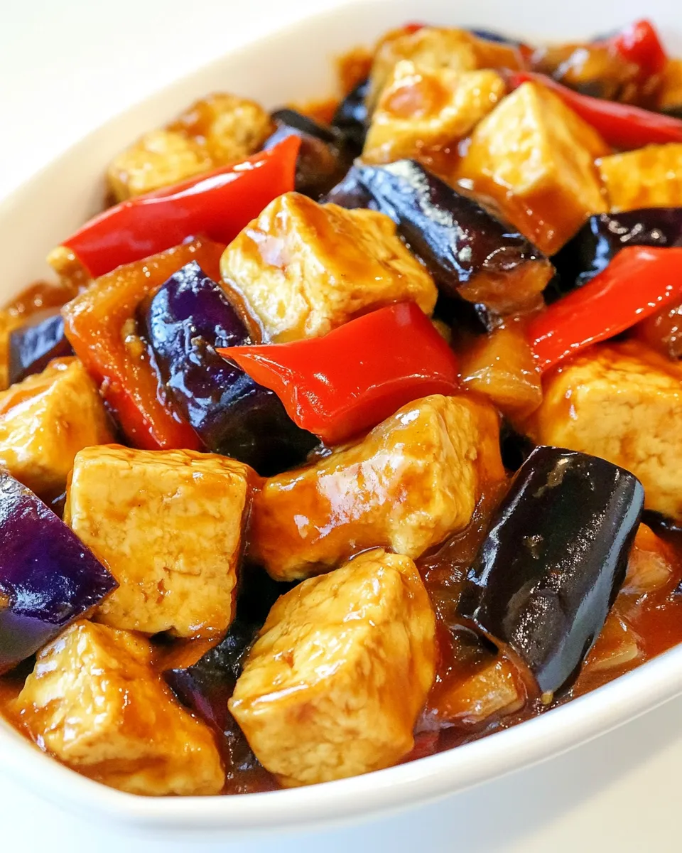 Savory Eggplant Tofu (Copycat Panda Express) image