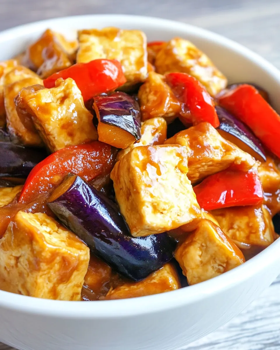 Delicious Eggplant Tofu (Copycat Panda Express) recipe photo