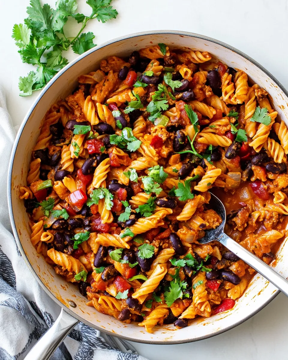 Easy Enchilada Pasta (ONE Skillet!) recipe photo