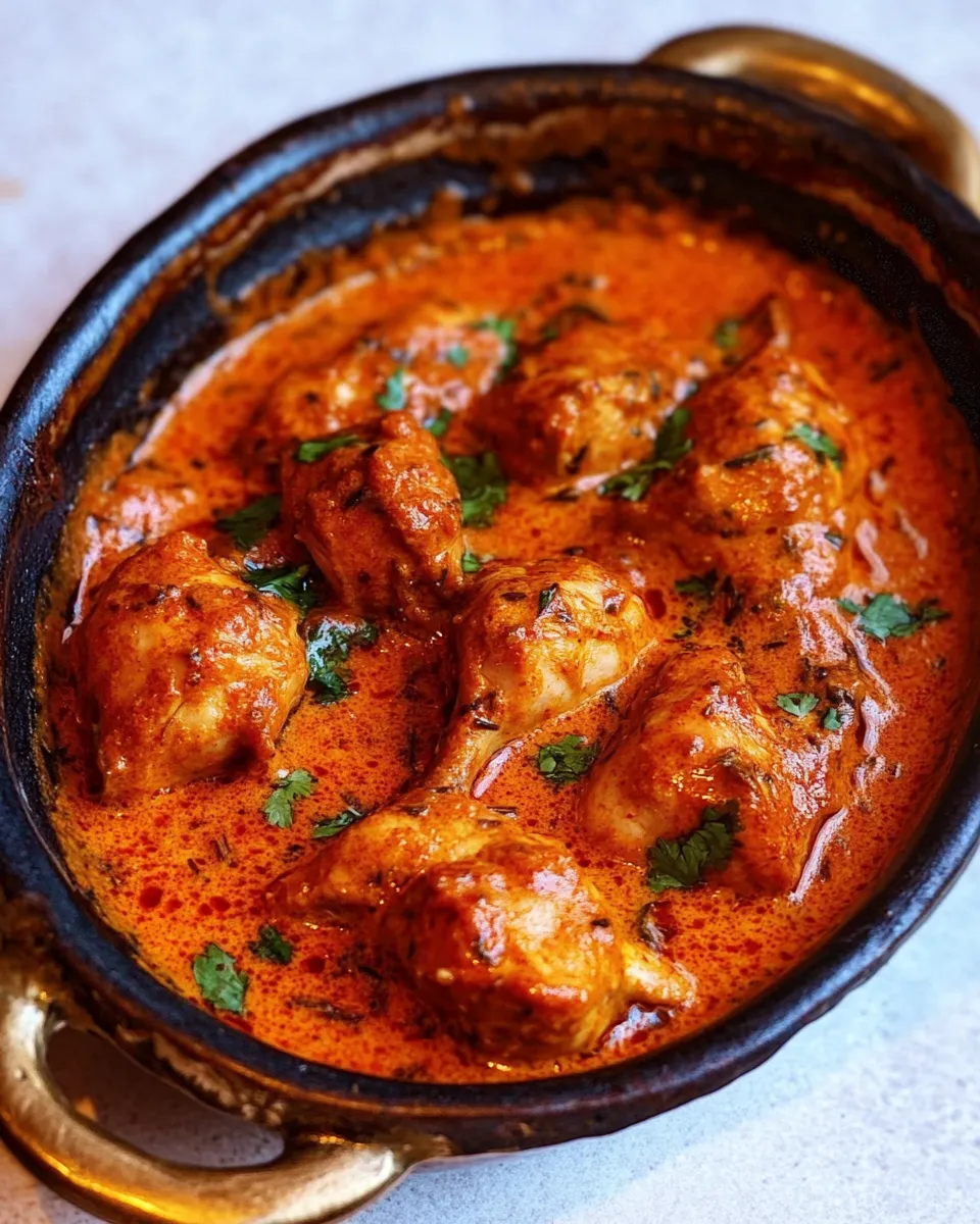 Delicious Famous Butter Chicken Recipe (Murgh Makhani) shot