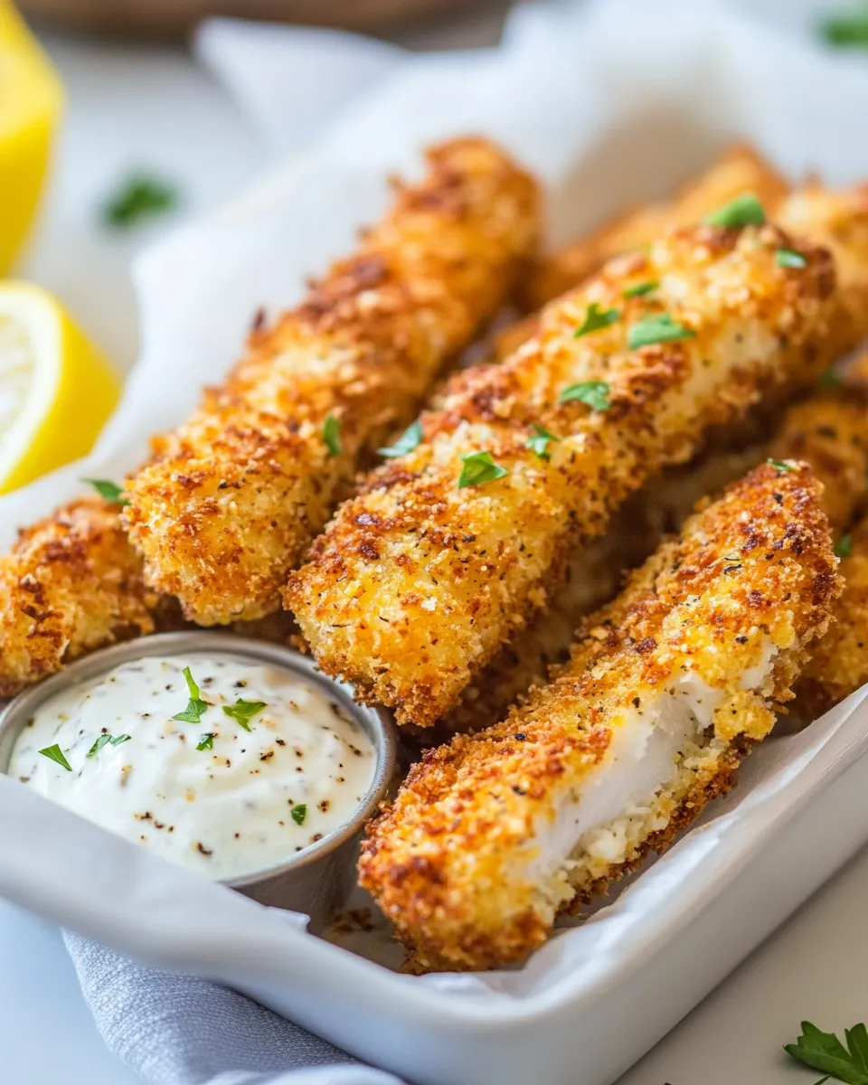 Delicious Fish Sticks (Baked) shot