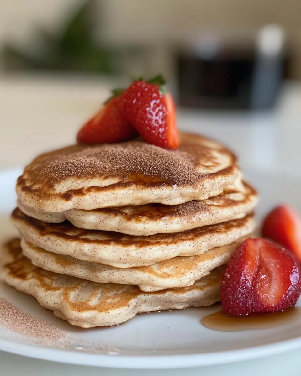 Homemade Fluffy Cinnamon Pancakes (Coconut Flour) photo