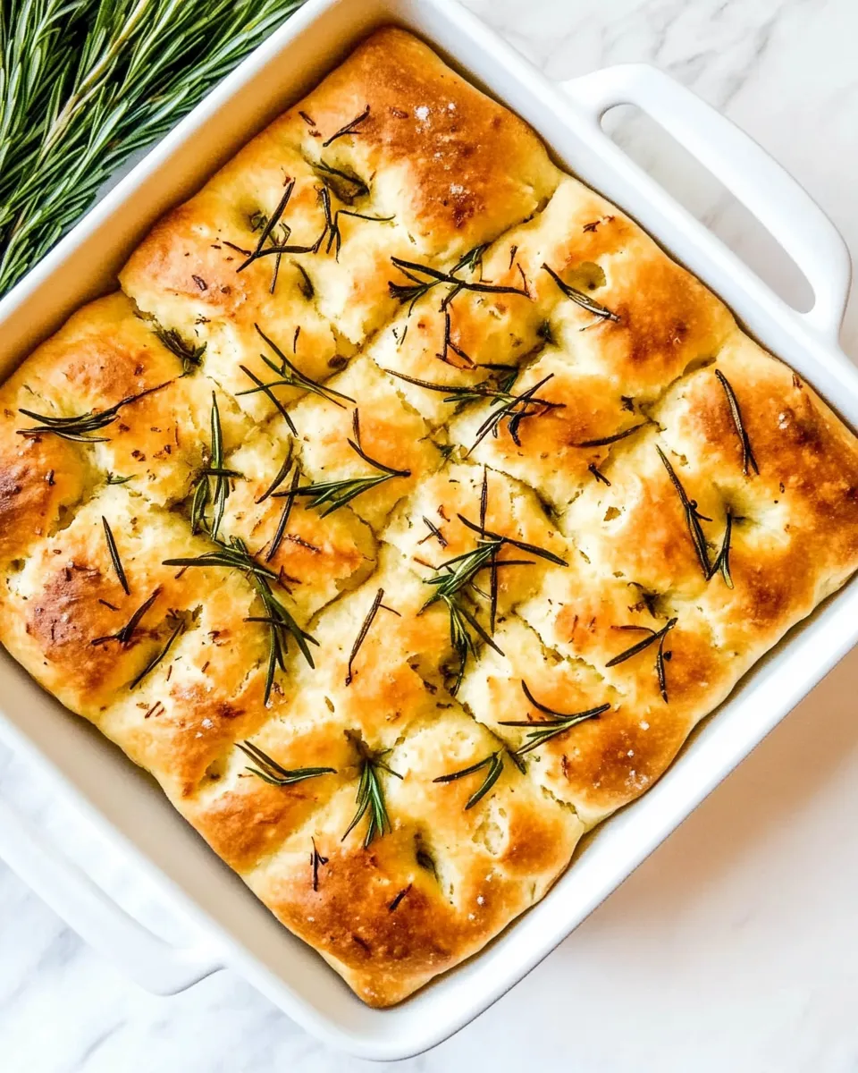 Easy Focaccia recipe photo