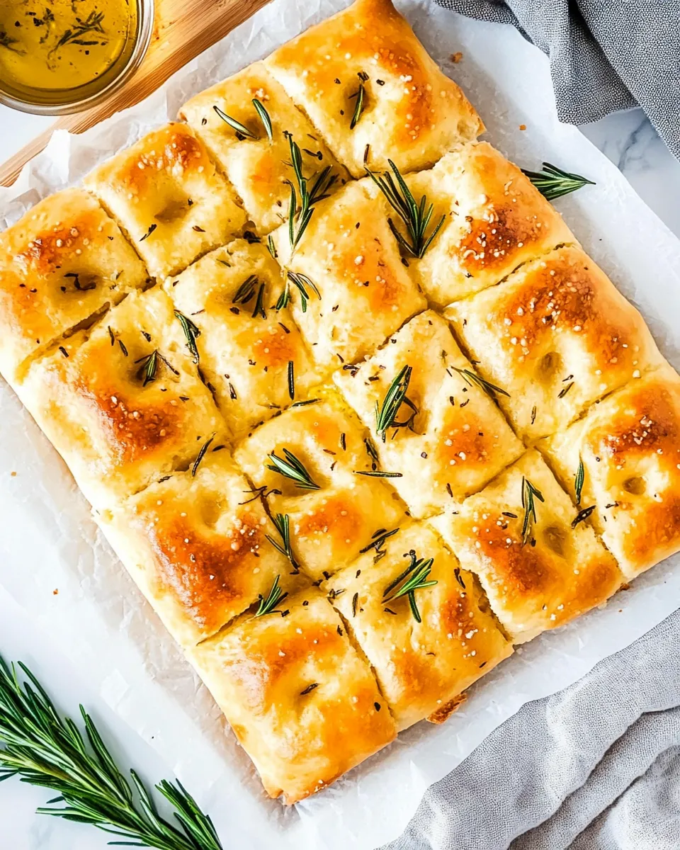 Delicious Focaccia shot