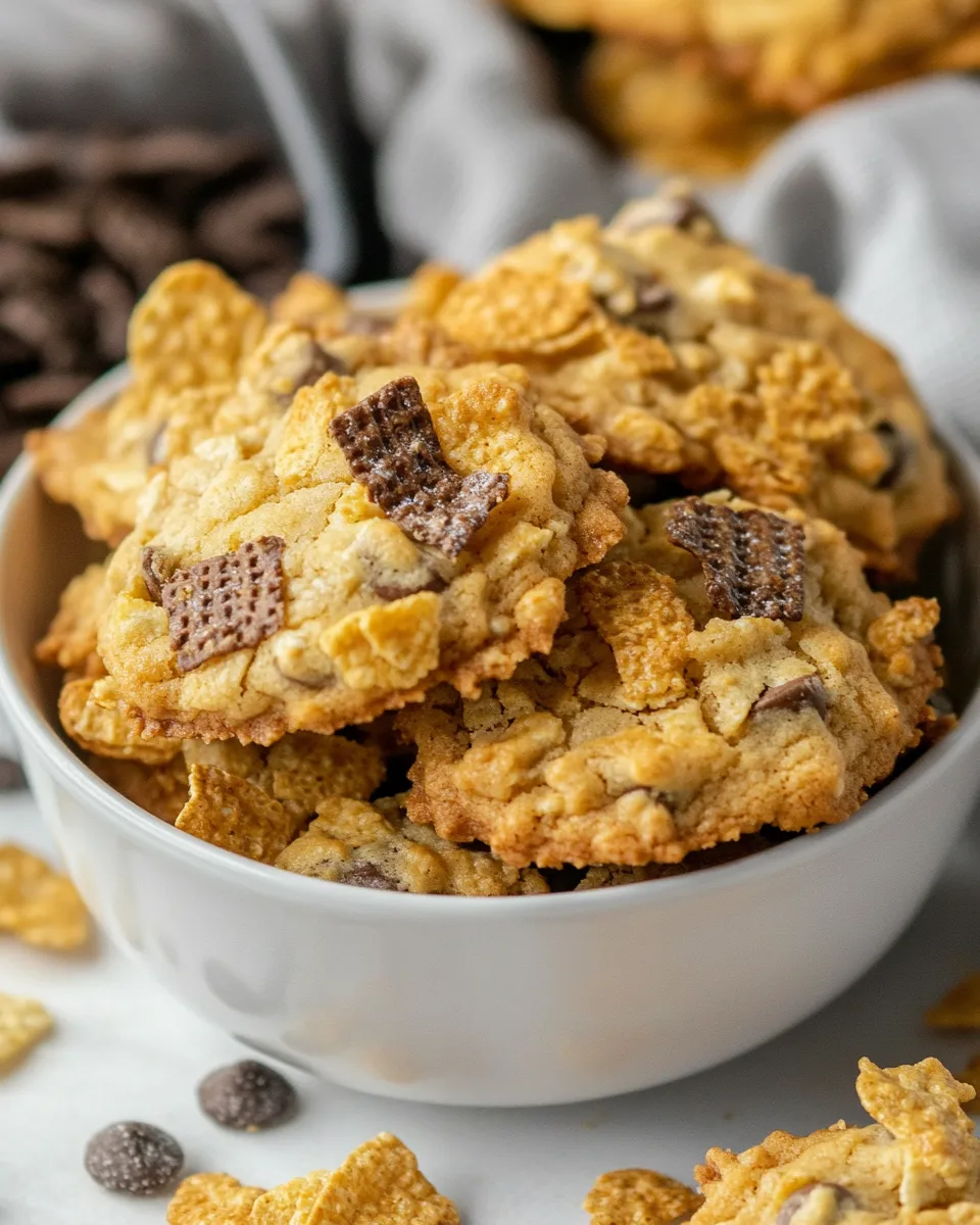 Homemade Frosted Flakes Cookies photo