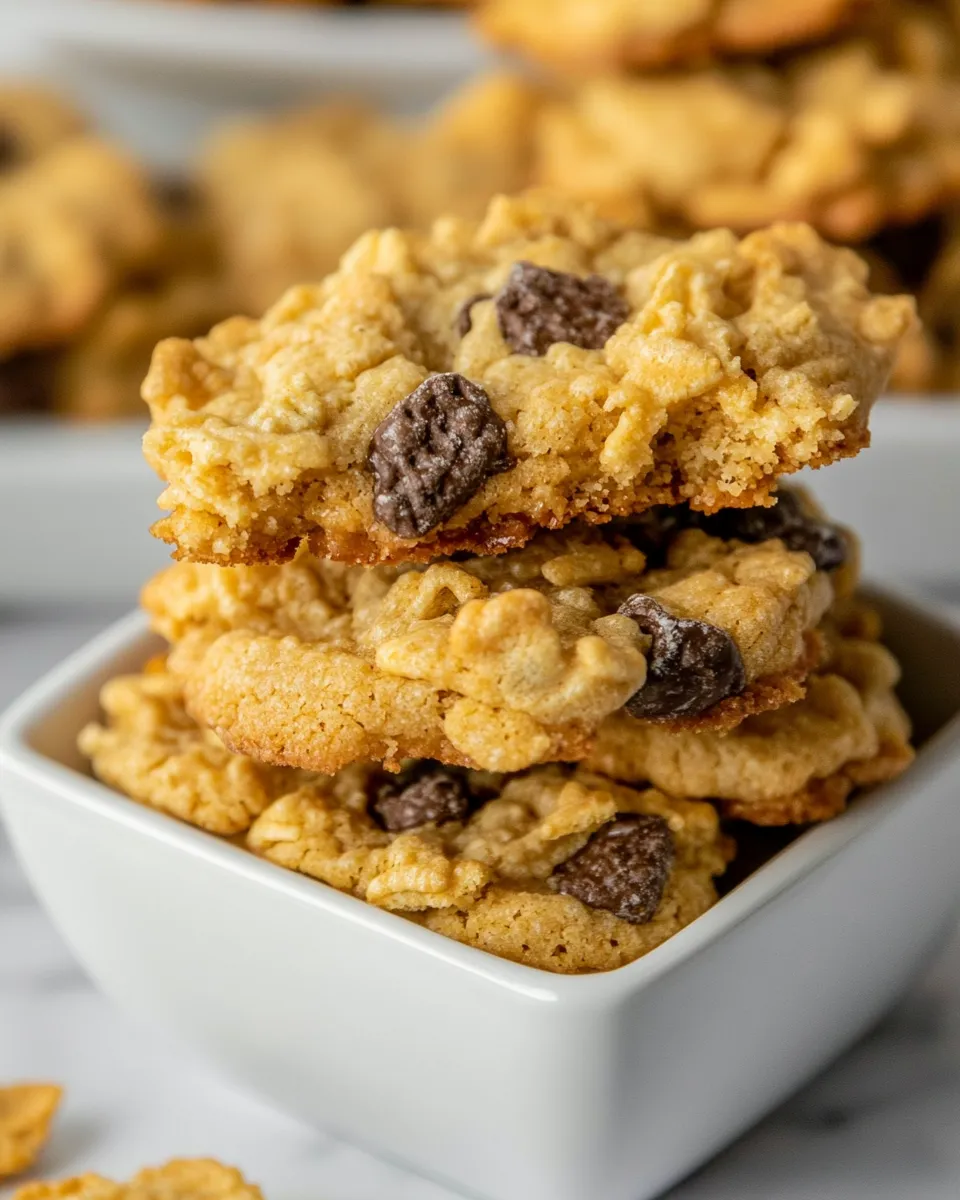 Delicious Frosted Flakes Cookies shot