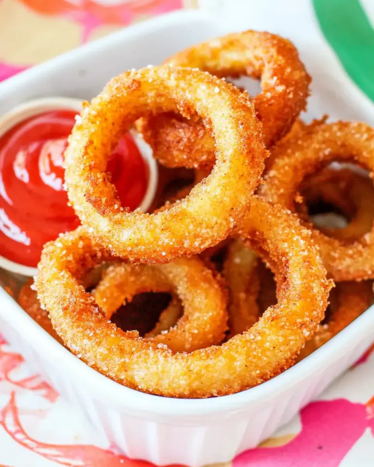 Easy Frozen Onion Rings In The Air Fryer photo