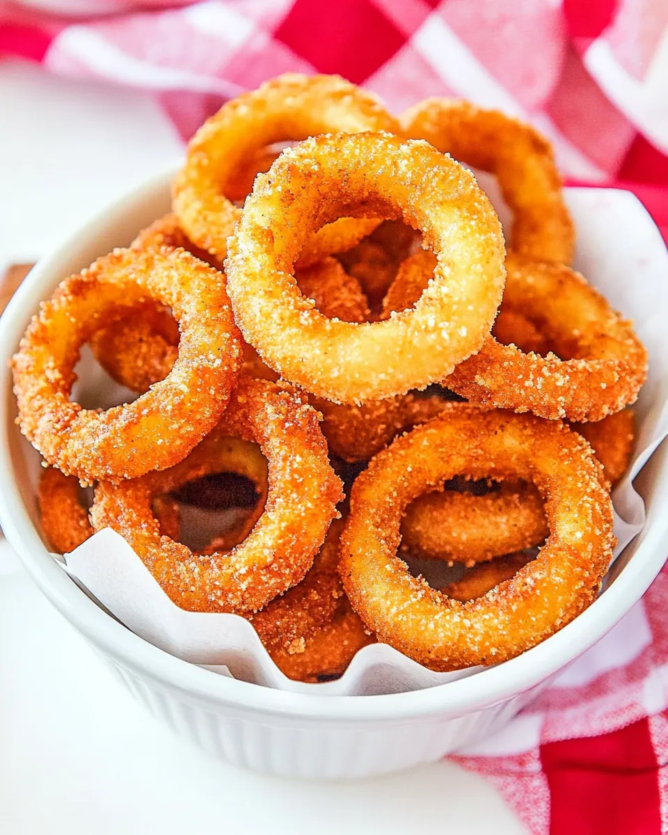 Delicious Frozen Onion Rings In The Air Fryer image
