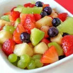 Homemade Fruit Salad with a Citrus and Honey Syrup recipe photo