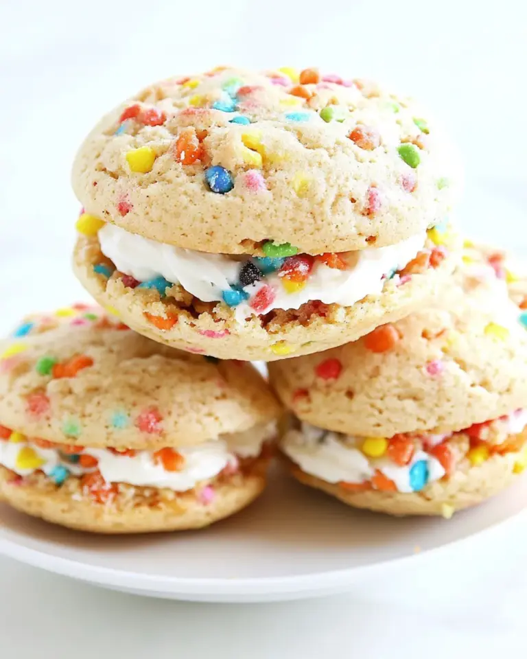 Homemade Fruity Pebbles Whoopie Pies photo