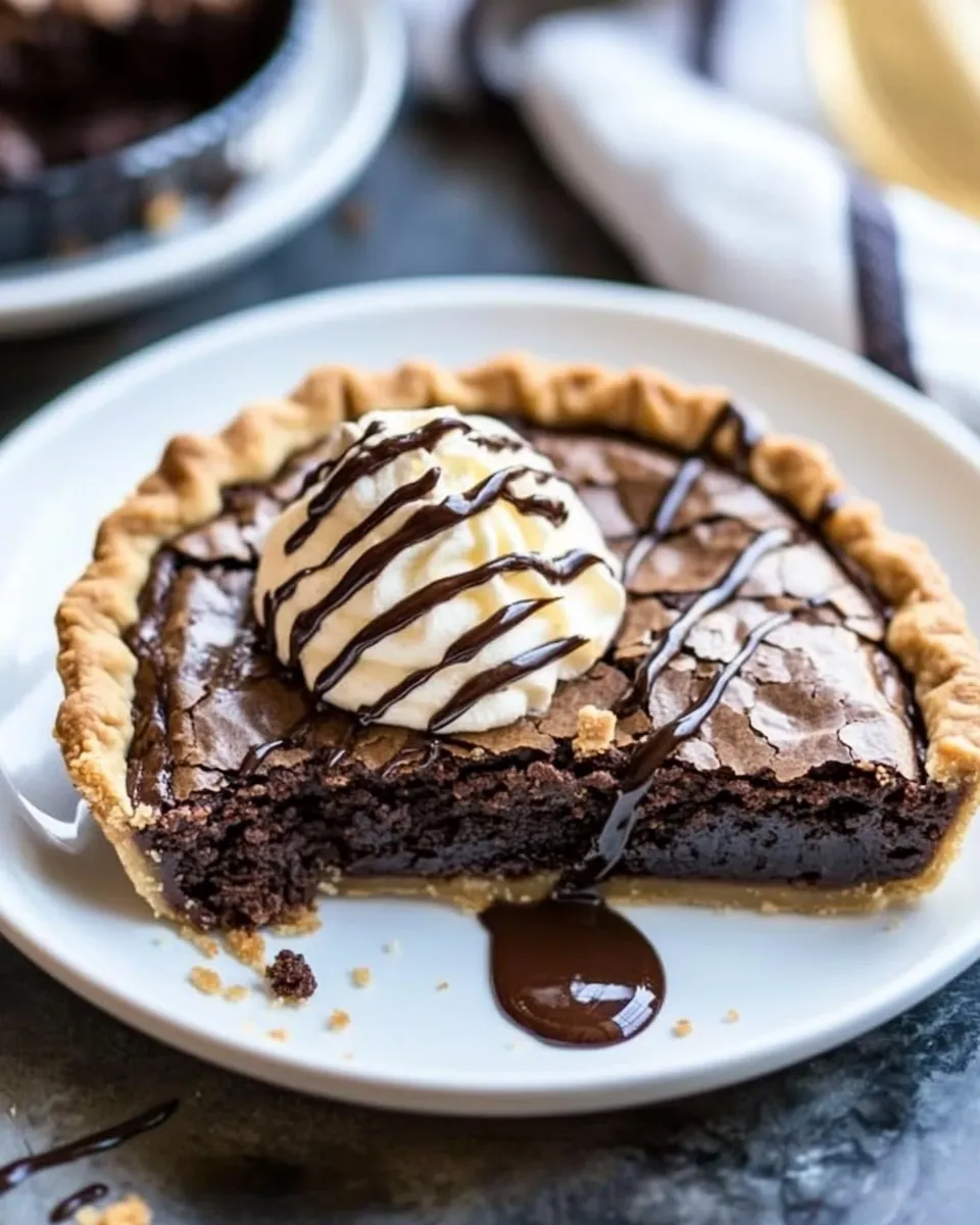 Classic Fudge Brownie Pie image