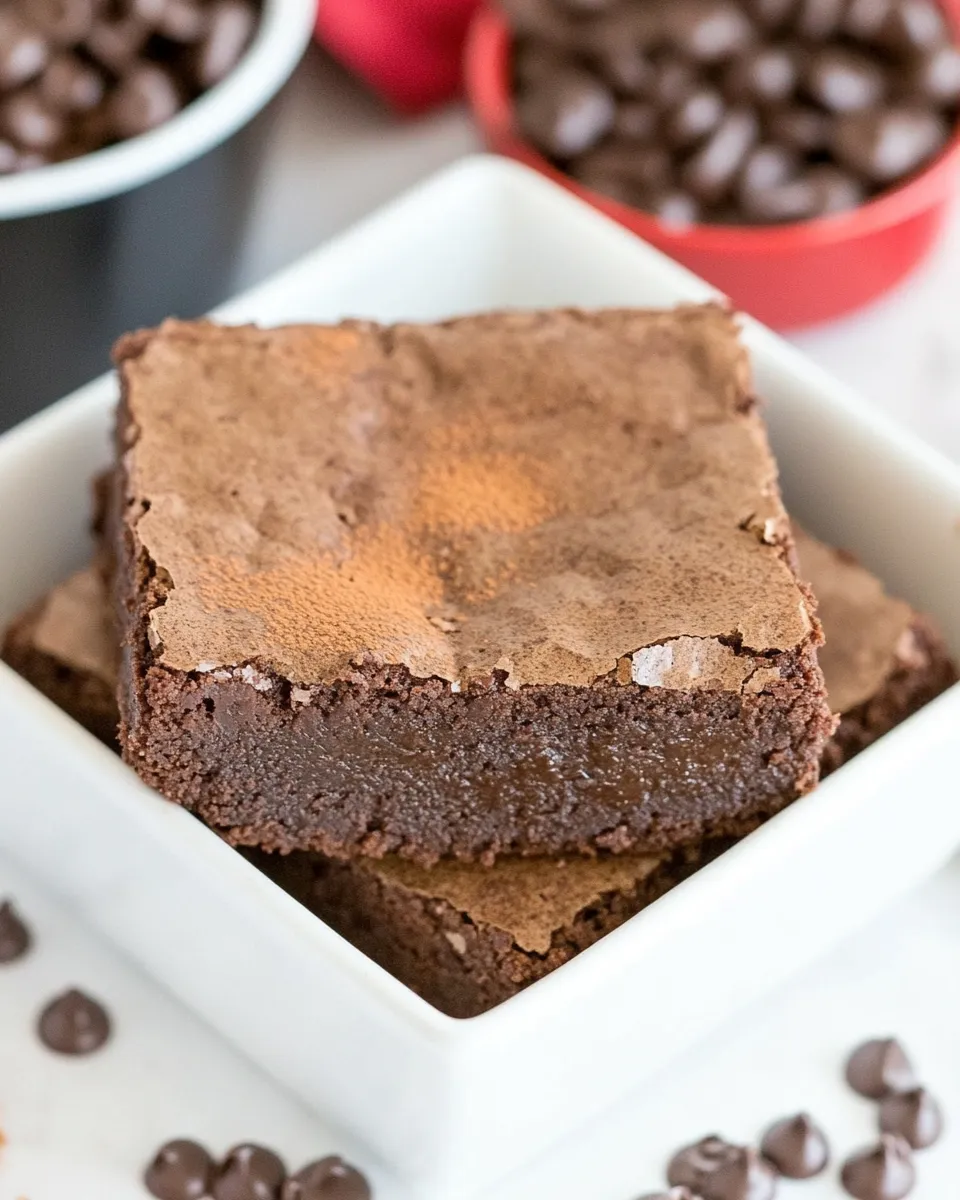 Homemade Fudgy Kahlua Brownies photo