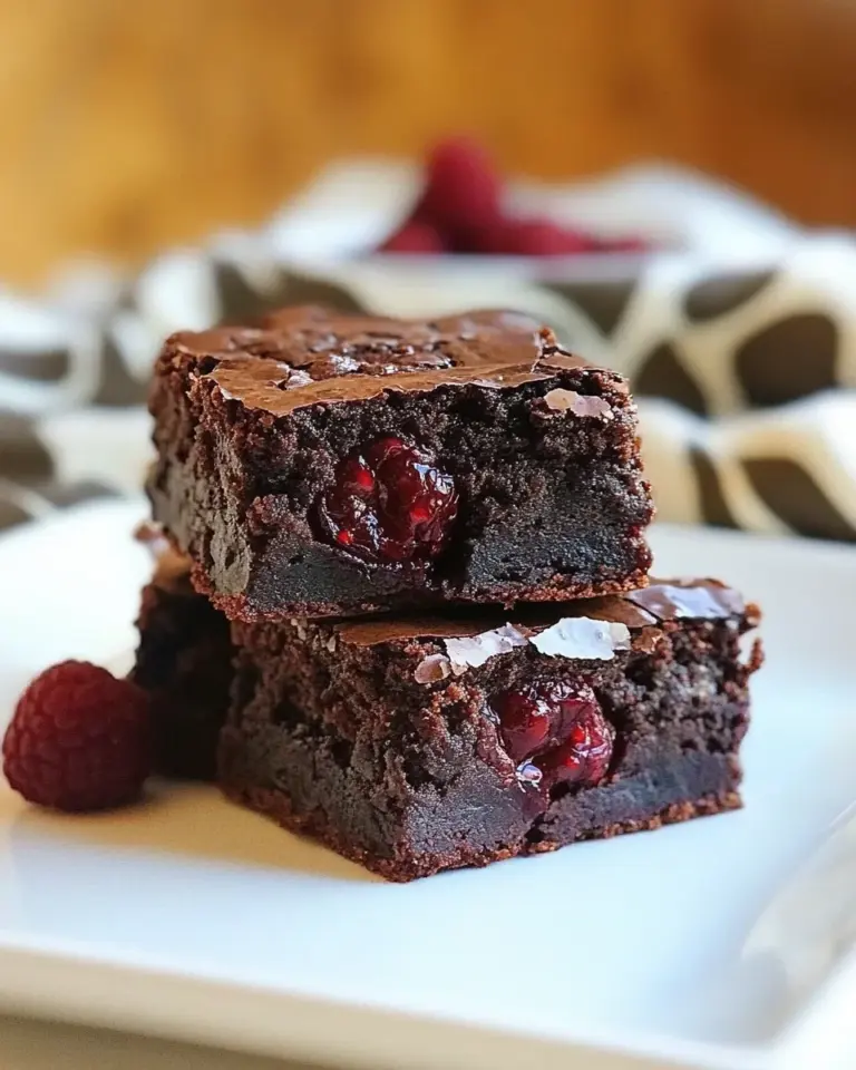 Easy Fudgy Raspberry Brownies photo