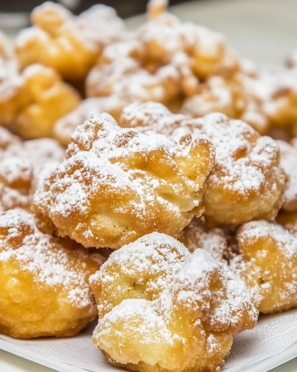 Delicious Funnel Cake Bites shot