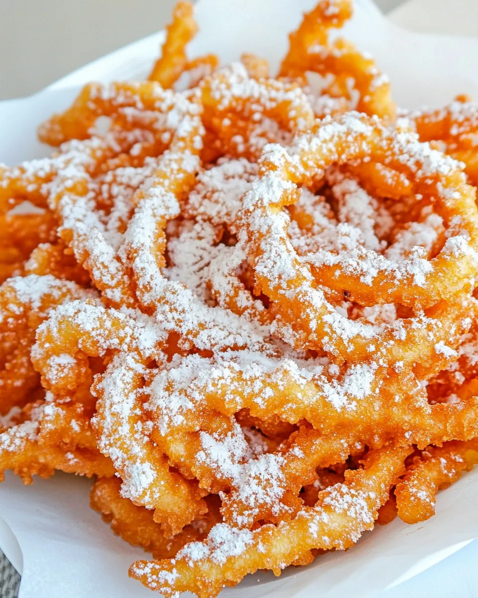 Homemade Funnel Cake Fries Easy Copycat Recipe (Fair Food at Home) photo