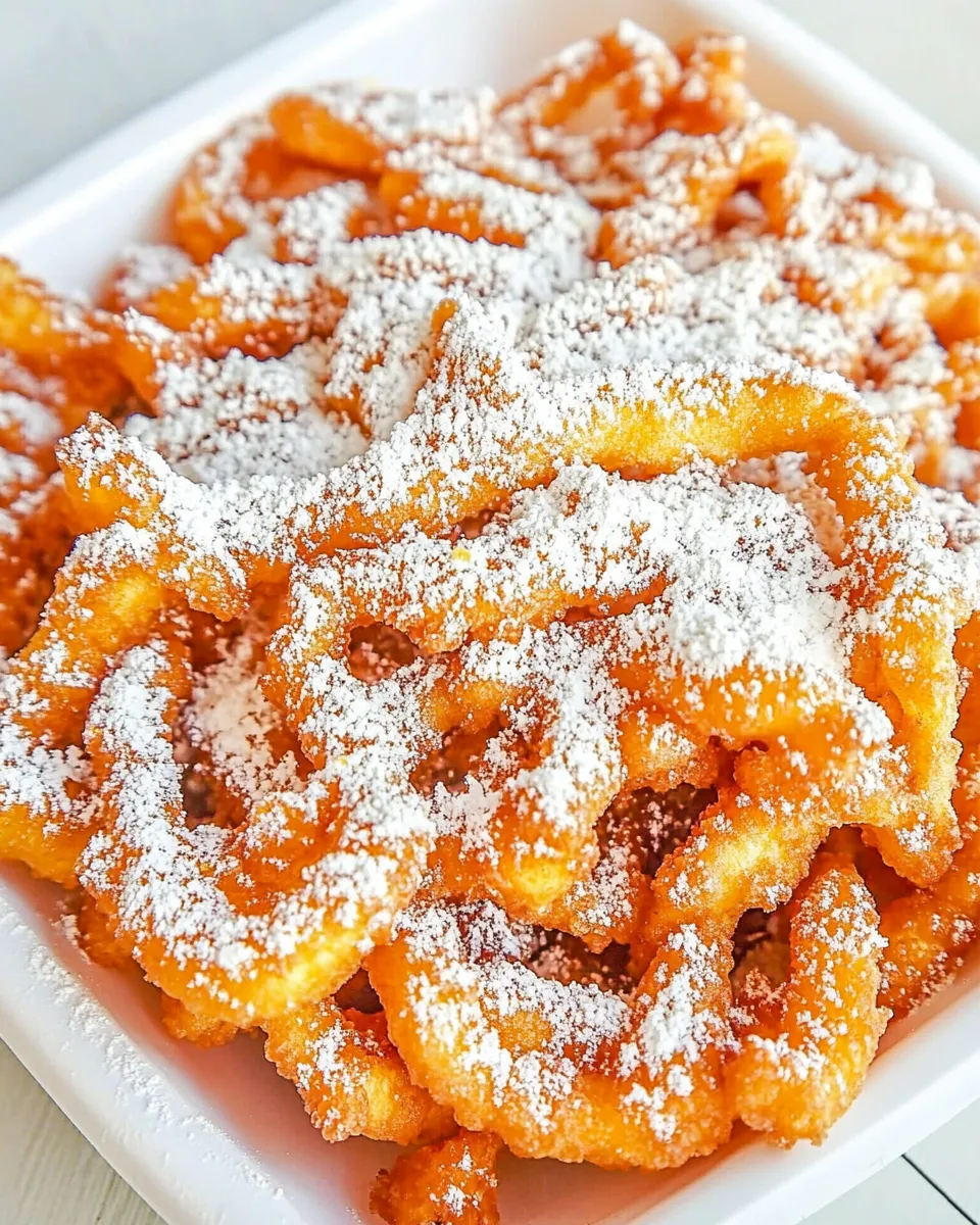 Classic Funnel Cake Fries Easy Copycat Recipe (Fair Food at Home) image