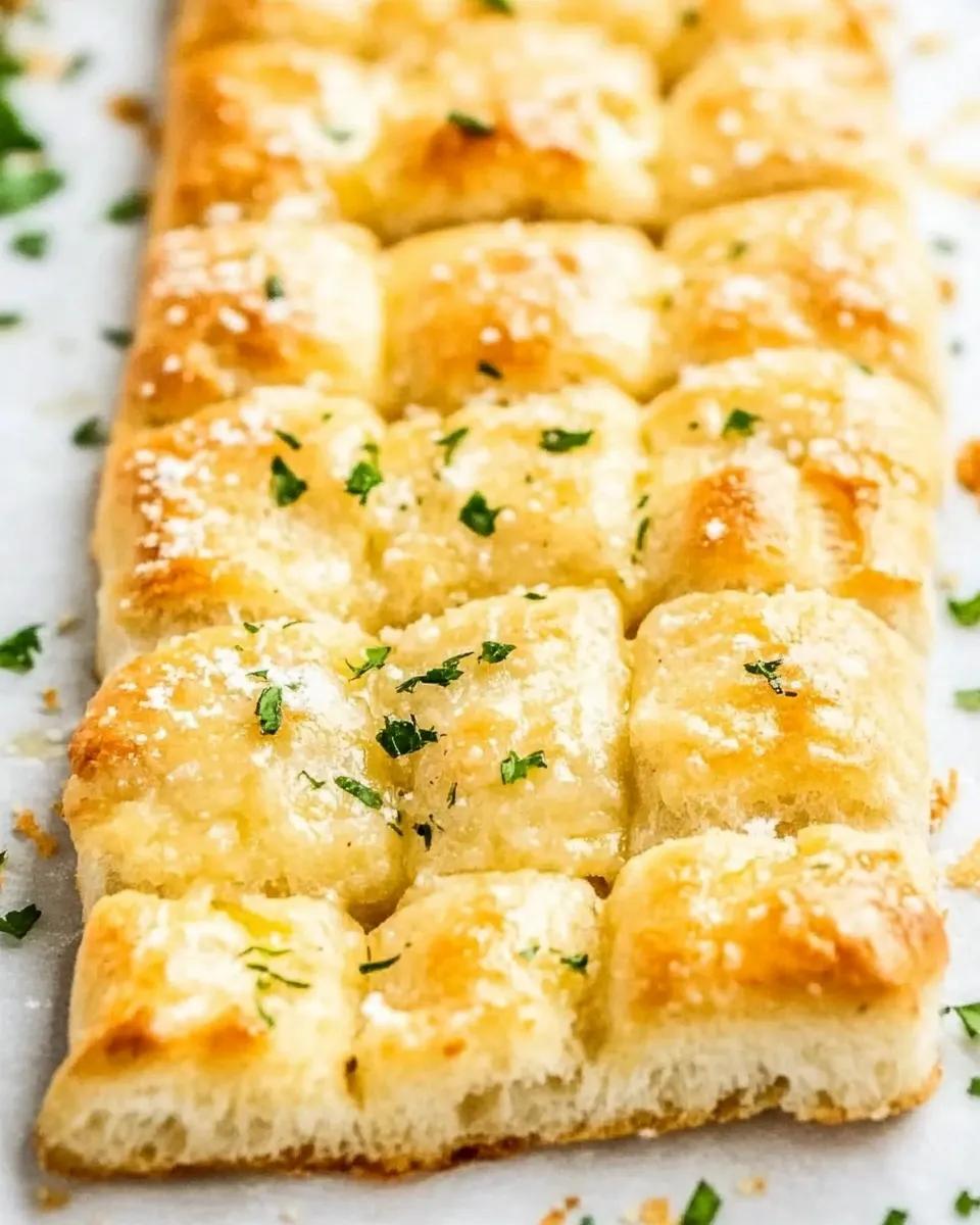 Easy Garlic Breadsticks shot