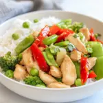 Homemade Garlic Chicken Stir Fry photo