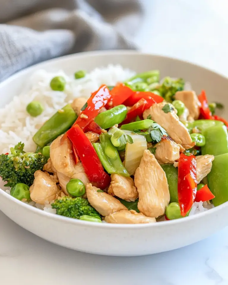 Homemade Garlic Chicken Stir Fry photo